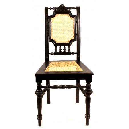 Sessel braun Wiener Handgeflecht