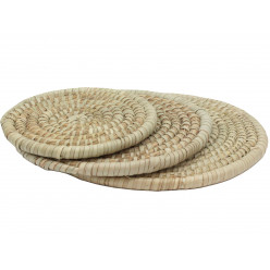 Untersetzer Seegras rund 20 cm