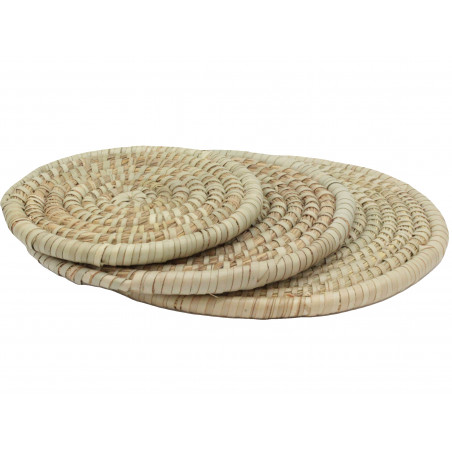 Untersetzer Seegras rund 20 cm