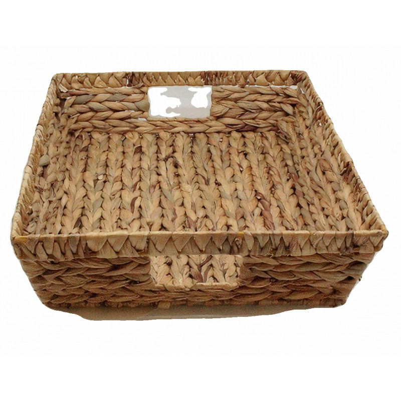 Tablett Eingriffe eckig konisch Wasserhyazinthe Nr. 093/20/1