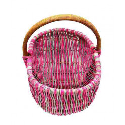 Einkaufskorb Peddigrohr kl. farb. sort.