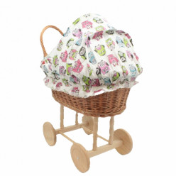 Puppenwagen Stoffdach (7 Stk.) oder geflocht. Dach (2 Stk.)