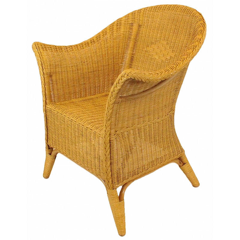 Sessel Rattan honig S 01