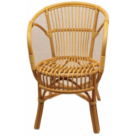 Sessel Rattan natur geschliffen Marina (Polster € 72,00)