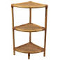 Eckregal 3-stufig, braun und weiß (5 stfg. honig € 396,--)