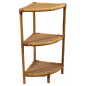 Eckregal 3-stufig, braun und weiß (5 stfg. honig € 396,--)