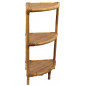 Eckregal 3-stufig, braun und weiß (5 stfg. honig € 396,--)