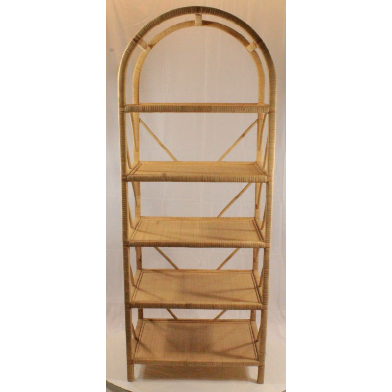 Regal Bogen z.Z. nur 3 stufig, natur und weiß