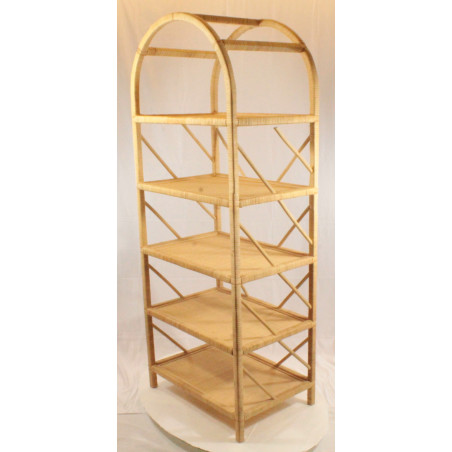 Regal Bogen z.Z. nur 3 stufig, natur und weiß