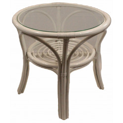 Tisch Rattan, honig, T 41  66 x 62 cm