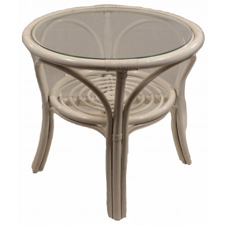 Tisch Rattan, honig, T 41  66 x 62 cm