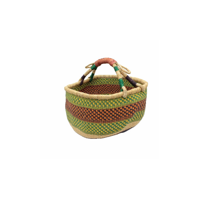 Seegras-Tasche rund fbg.