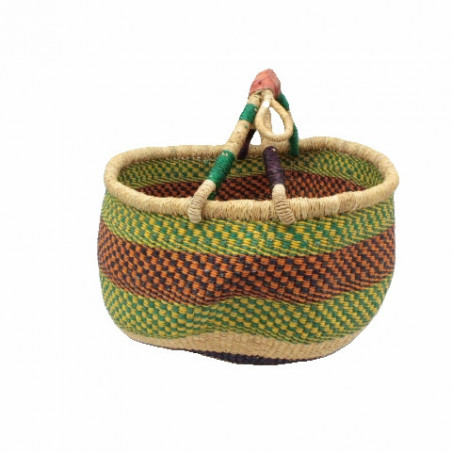 Seegras-Tasche rund fbg.