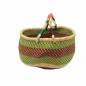 Seegras-Tasche rund fbg.