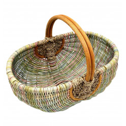 Einkaufskorb Peddigrohr kl. farbl. sort.