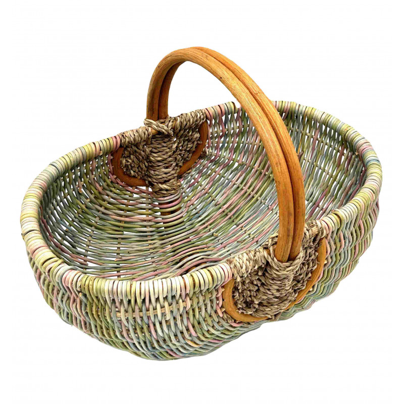 Einkaufskorb Peddigrohr kl. farbl. sort. Einkaufskorb Peddigrohr kl. farbl. sort.