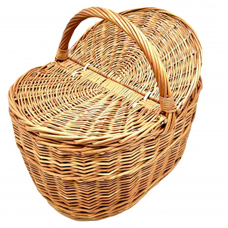 Picknickkorb zwei Deckel